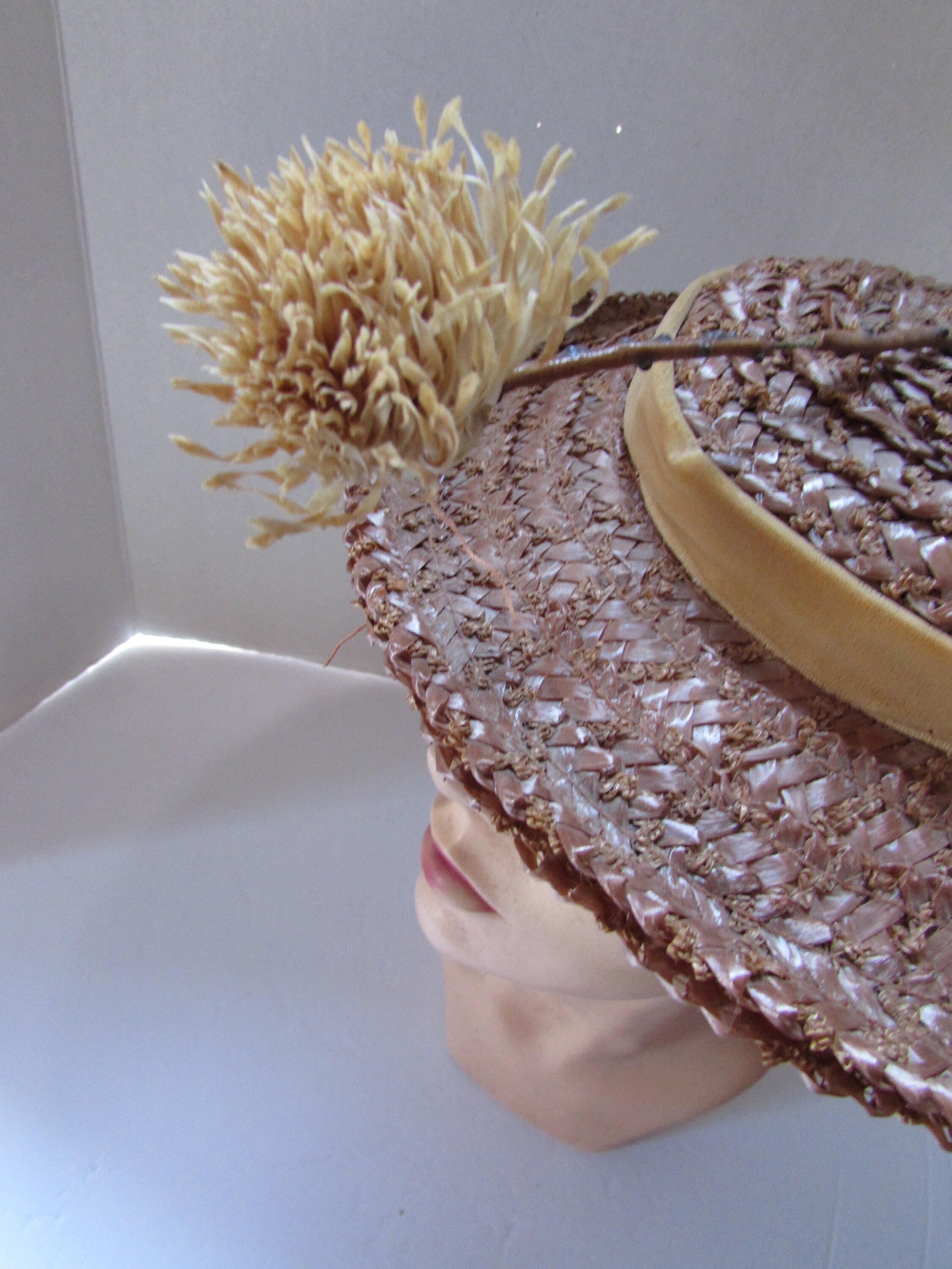 VTG Corroboree Raffia sun hat, beige Raffia Sun Hat main image 2
