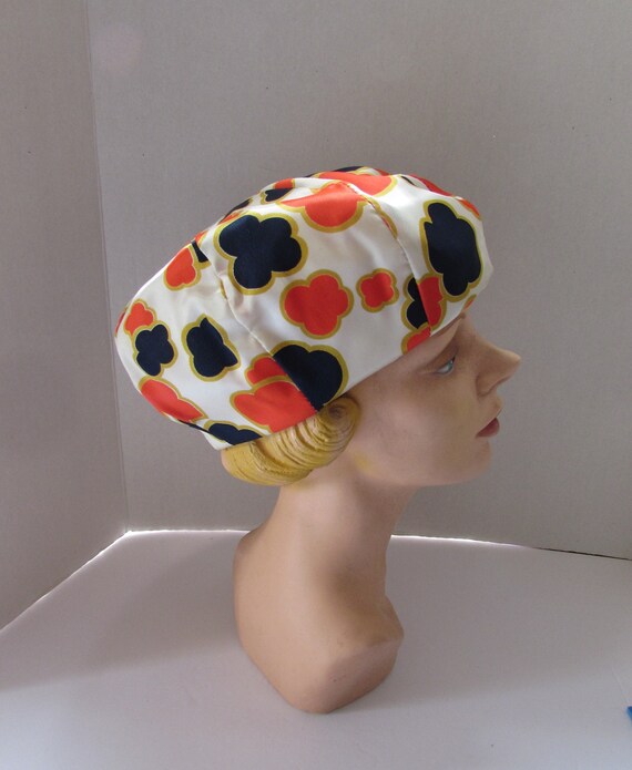 SALE Vintage Hat Mid Century 1960 Era Modified Bu… - image 3