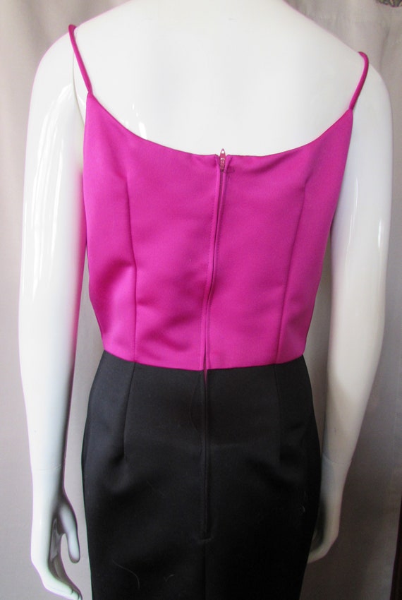 Vintage Jacket Dress 1980 Style Bright Fuchsia Pi… - image 9