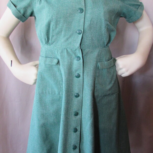 SALE! Girl Scout Uniform 1960 Girl Scout Dress 1970 Girl Scout Dress National Equipment Service Girls Vintage Clothing