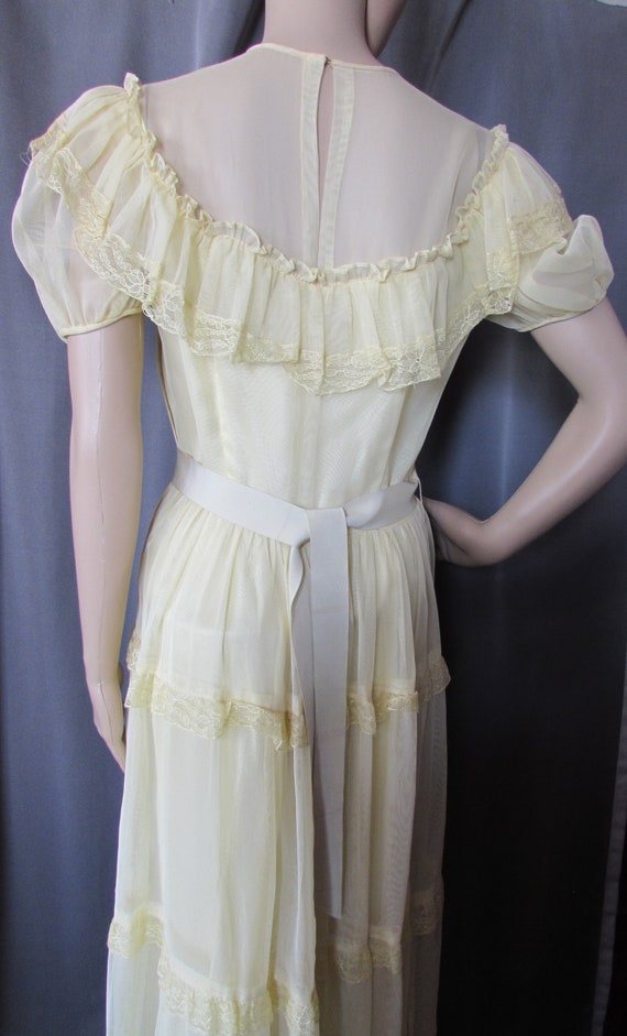 Summer Gown Spring Gown Mid Century Style Sunny Y… - image 5