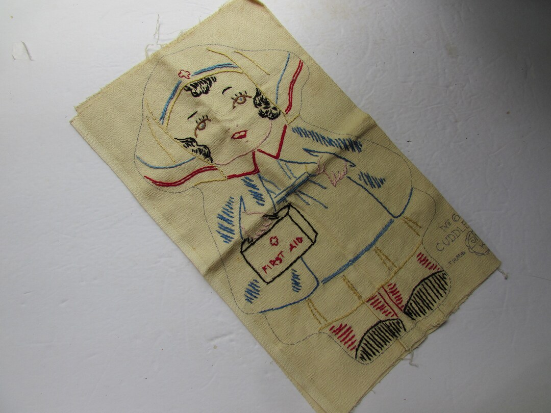 SALE Vintage Doll Kit Cuddle Doll Nurse Doll Stuffed Toy JBK Etsy