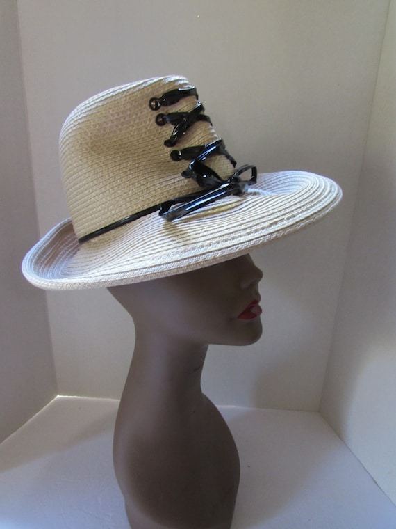 Vintage Hat 1970 Style Mod Gaucho Style Yves St La