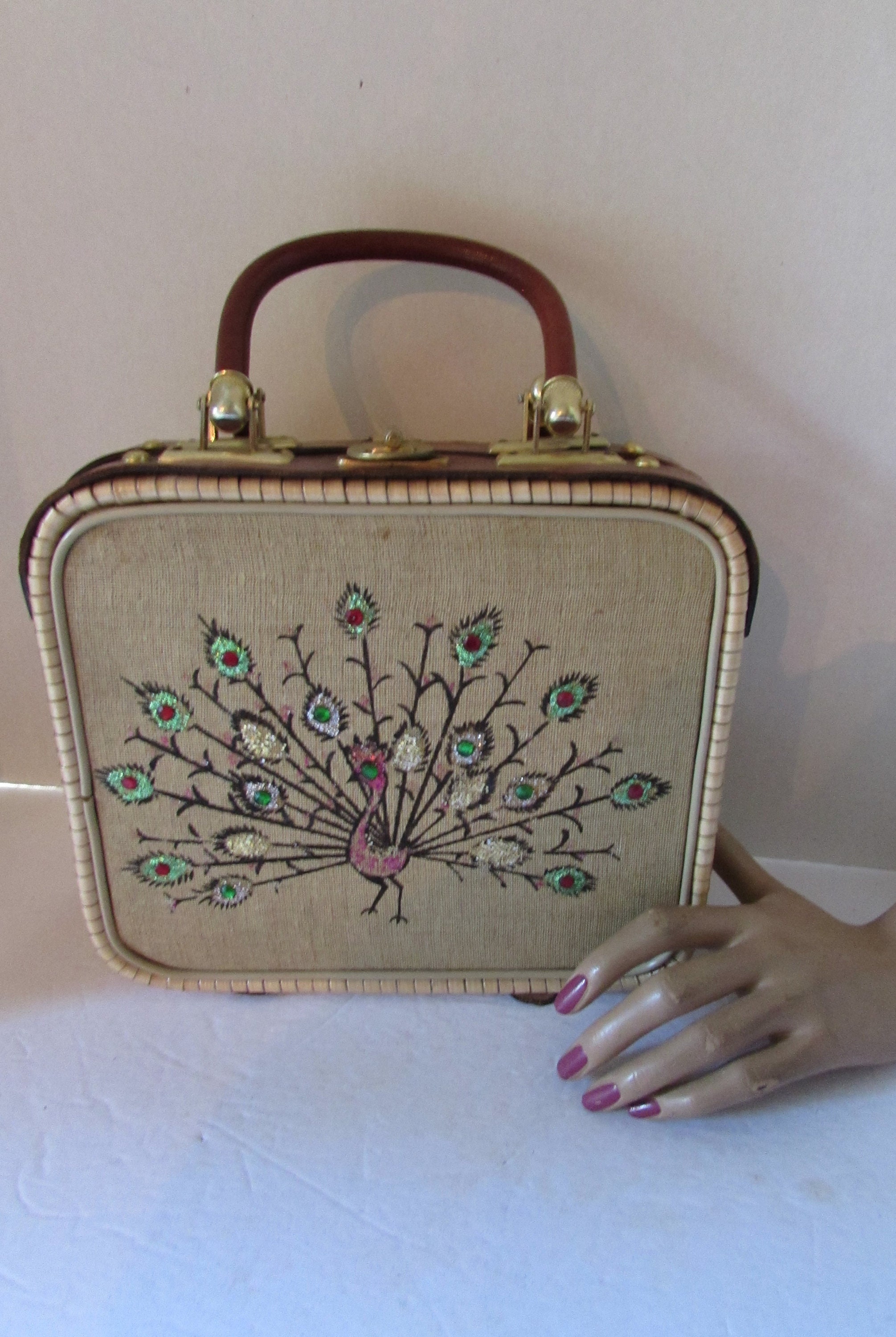 lindsaystreemdesigns Handbag Charm and Tassels Cocoa Brown