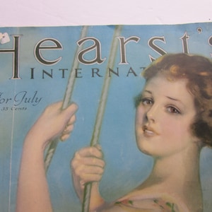 Antique Magazine Vintage Magazine Hearst&#39;s International July 1921 Murad Ad Grape Nuts Ad Dodge Brothers E Z Garters Tallulah Bankhead