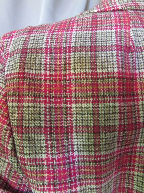 Classic Pendleton Two Piece Suit Jacket Skirt Sma… - image 8