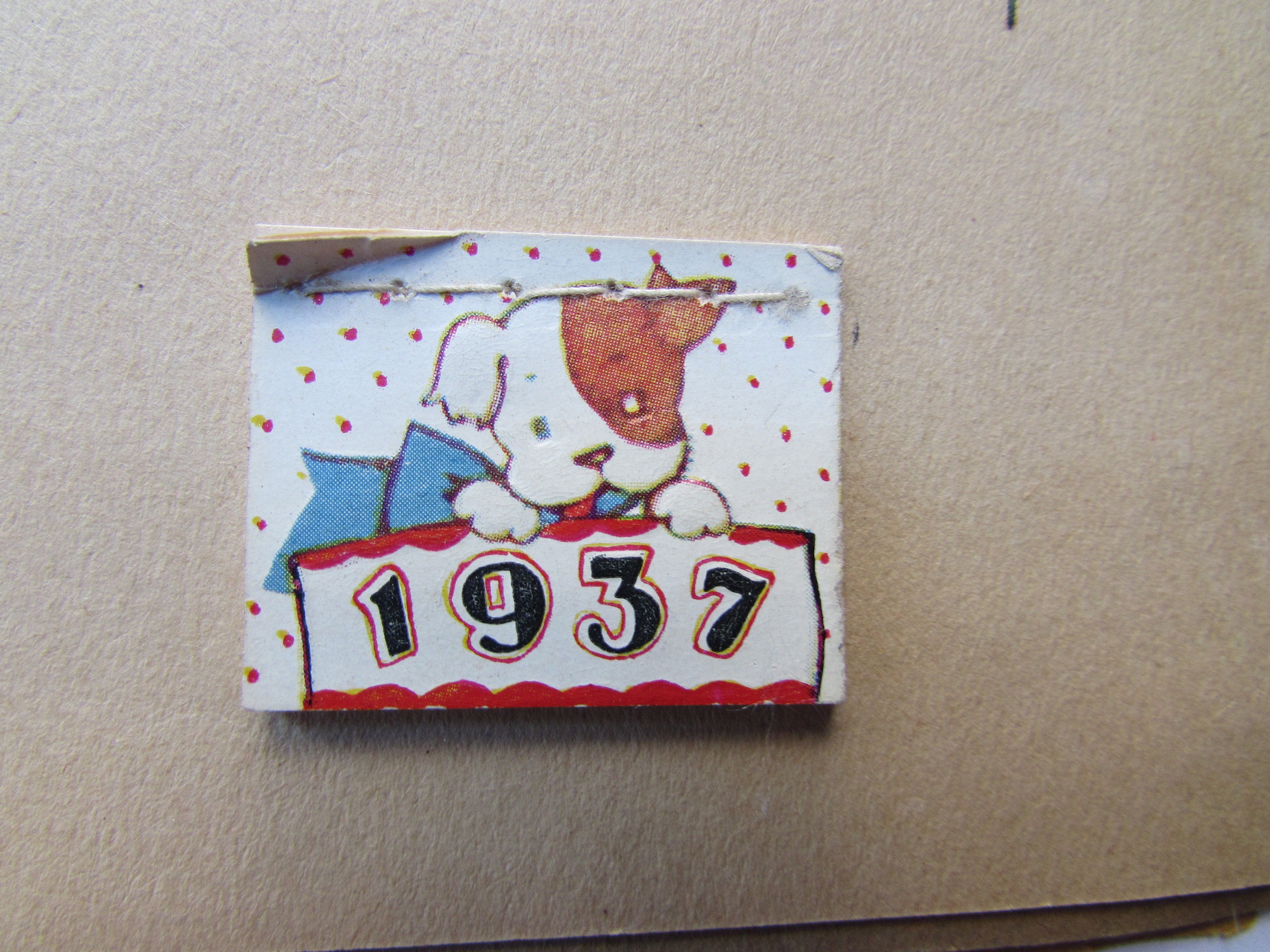Mini Calendrier Almanach 1937 - Au Bon Marché Boucicaut - Objet Publicitaire Ancien