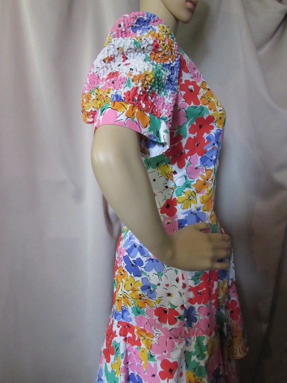 Vintage Clothing Day Dress Summer Dress Spring Dr… - image 4