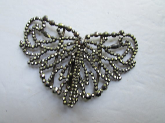 Cut Steel Dress Buckle Butterfly Design Early 20t… - image 2