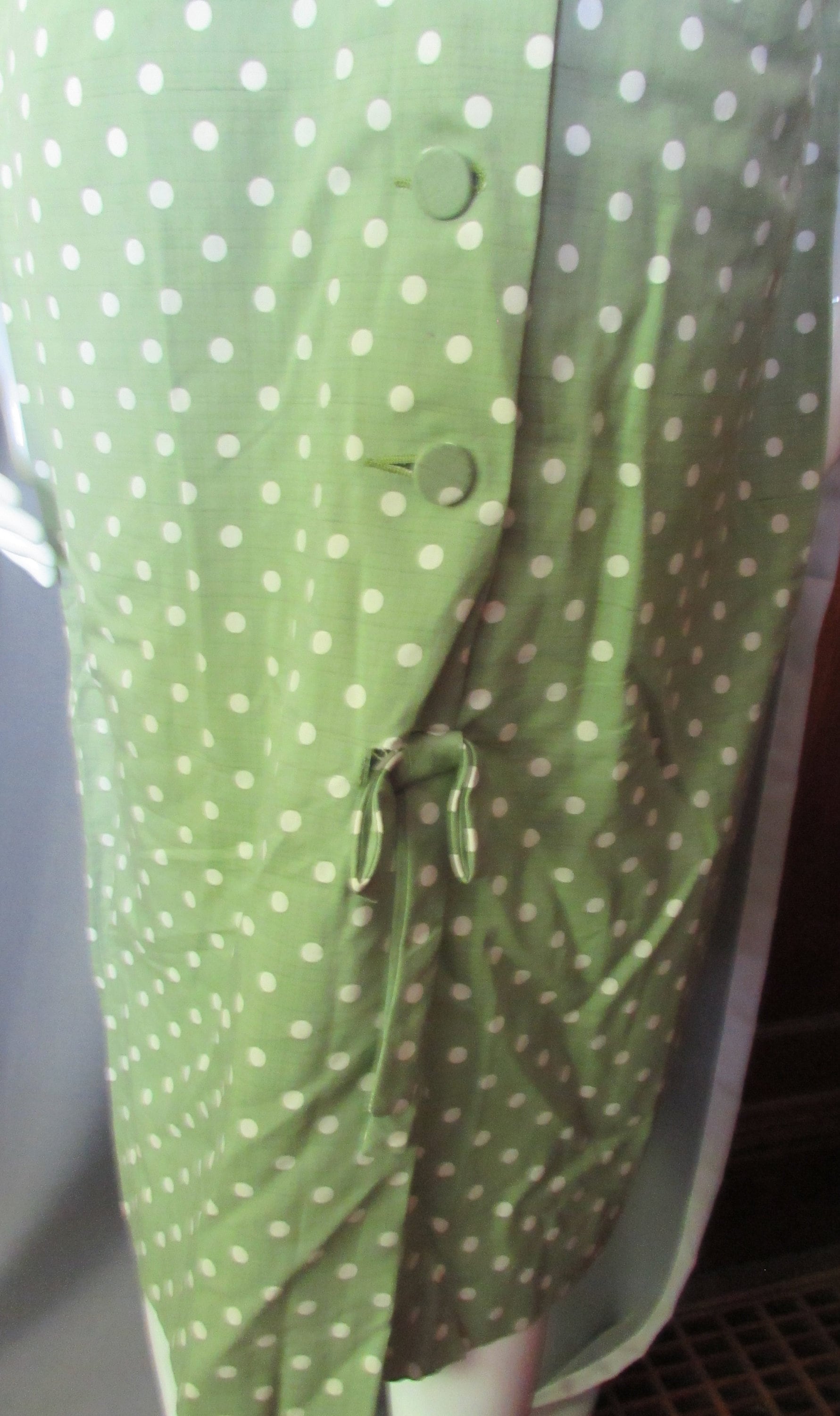 green emerald velvet dress Andrea Polka Dot Midi Dress main image 0