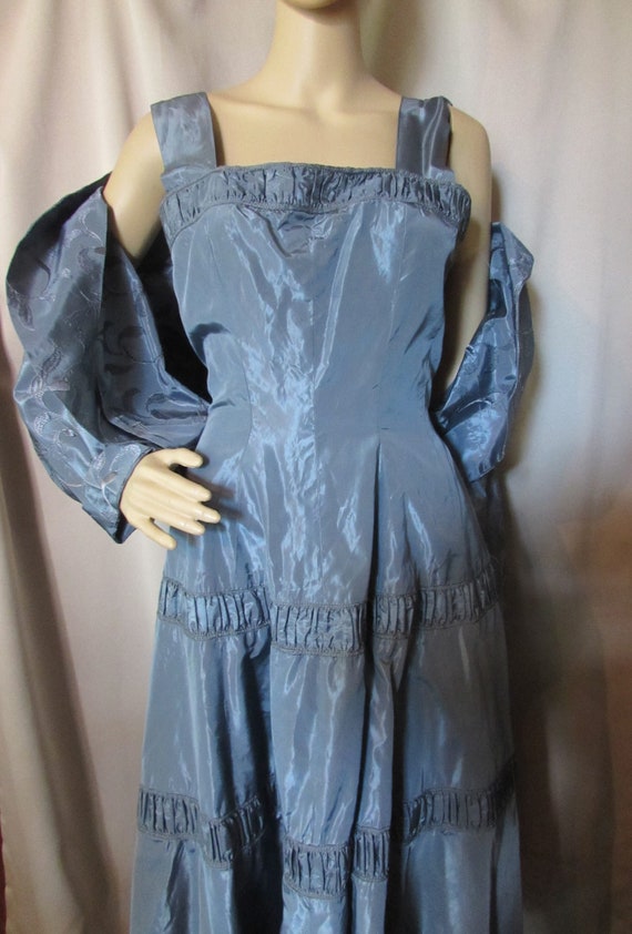 Vintage 1950 Era Sun Dress Matching Jacket Johnat… - image 1