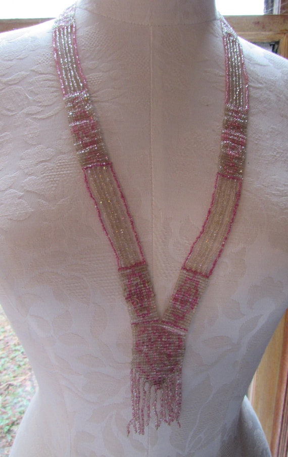 Flapper Necklace Sautoir Style 1920 Era 1930 Era … - image 3