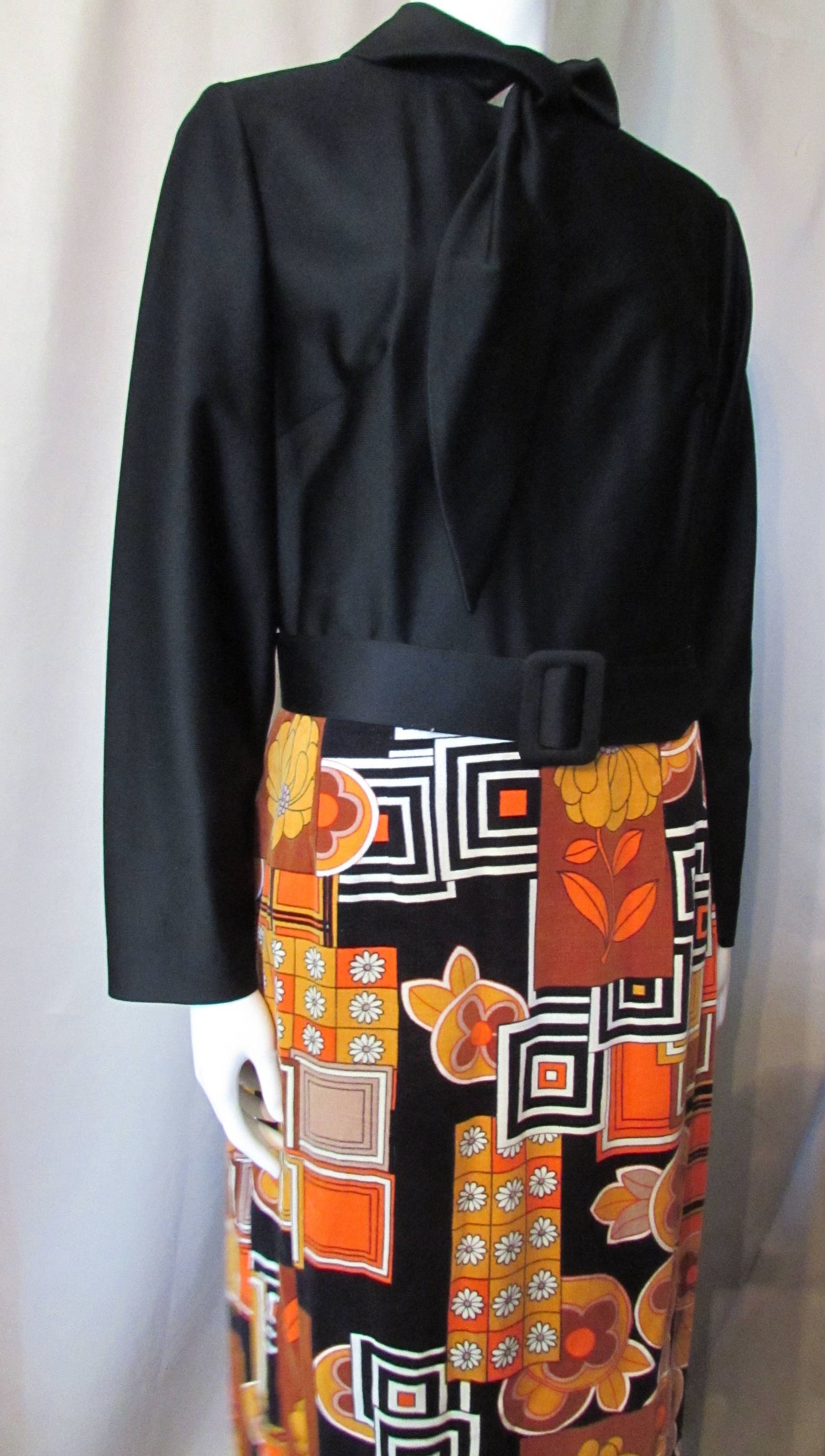 1970 Lounge Dress Dynasty Label British Crown Colony Made in | Etsy