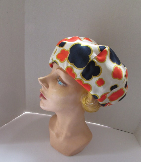 SALE Vintage Hat Mid Century 1960 Era Modified Bu… - image 9