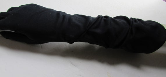 Vintage Gloves Formal Gloves Elbow Length Ruched … - image 4