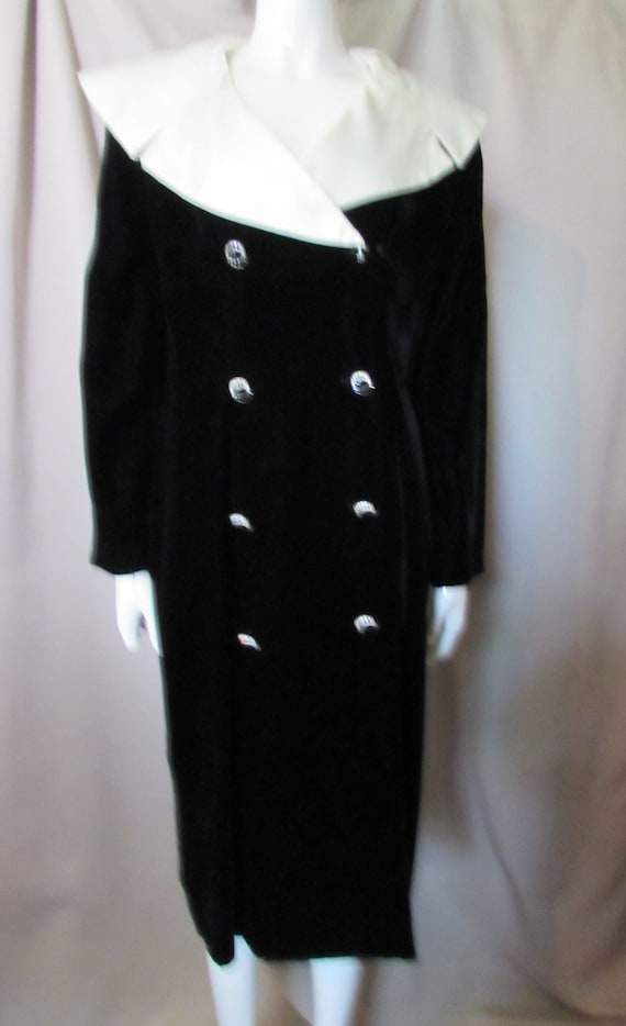 black and white coat dress Main Character Black & White Mini Blazer Dress | Plunging V neck Pleated Mini Dress | Suit Coat Dress
