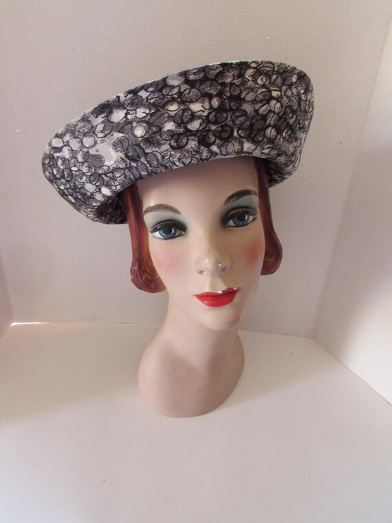 Vintage Hat Breton Style Utah Tailoring Mills Shades of Gray  display picture 1