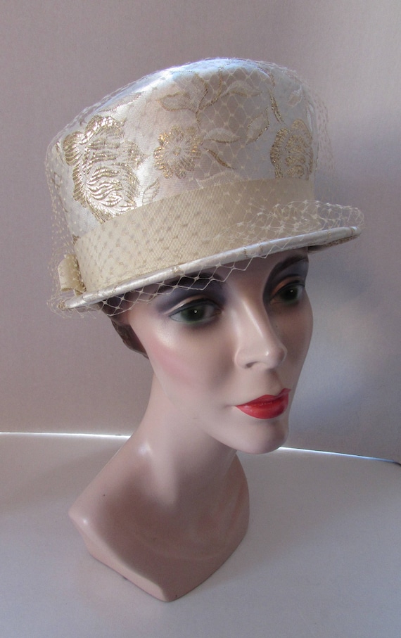 ladies cream occasion hats