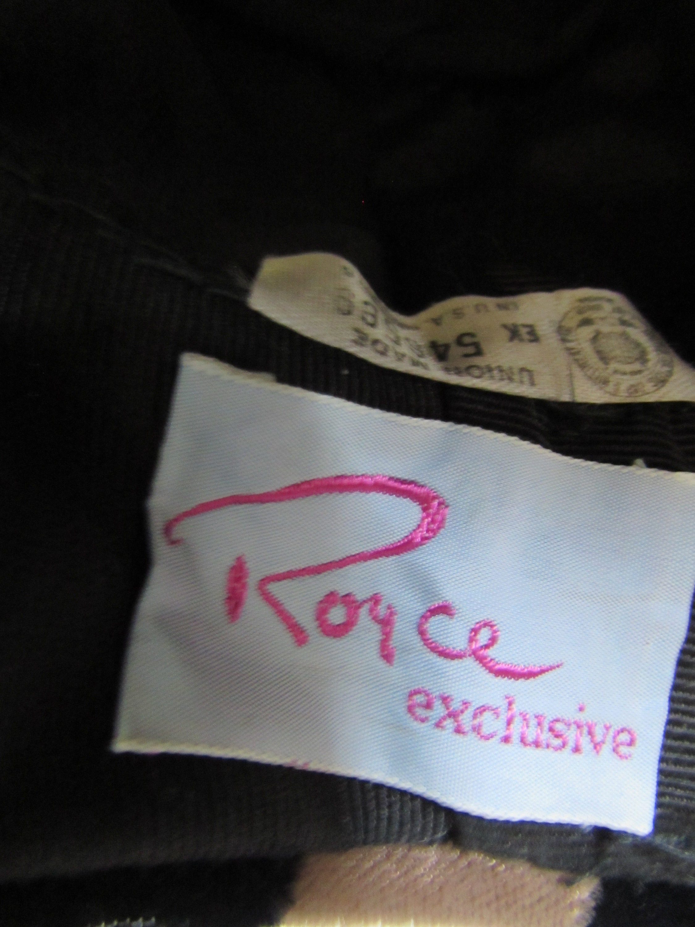 SALE Vintage 1960 Era bucket Style Hat Black Velvet Brown Satin by Royce $_57.JPG?set_id=8800005007 main image 2