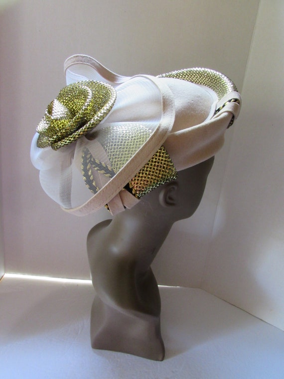 Vintage Hat Special Event Hat Church Hat Derby Hat