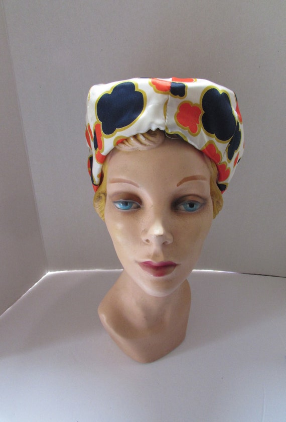 SALE Vintage Hat Mid Century 1960 Era Modified Bu… - image 2