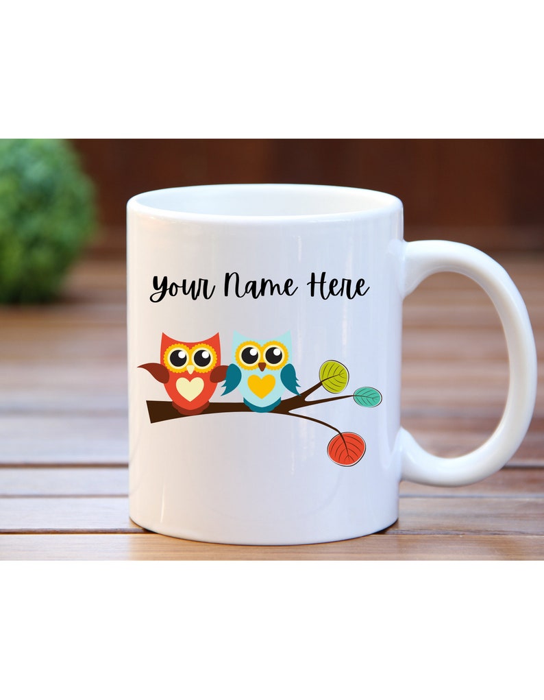 Owl Cup Personalized Coffee Mug Personalized Gift Owls Owl Gift Personalized Mug Personalized Owl Mug Personalized Cup Owl Mug Owl