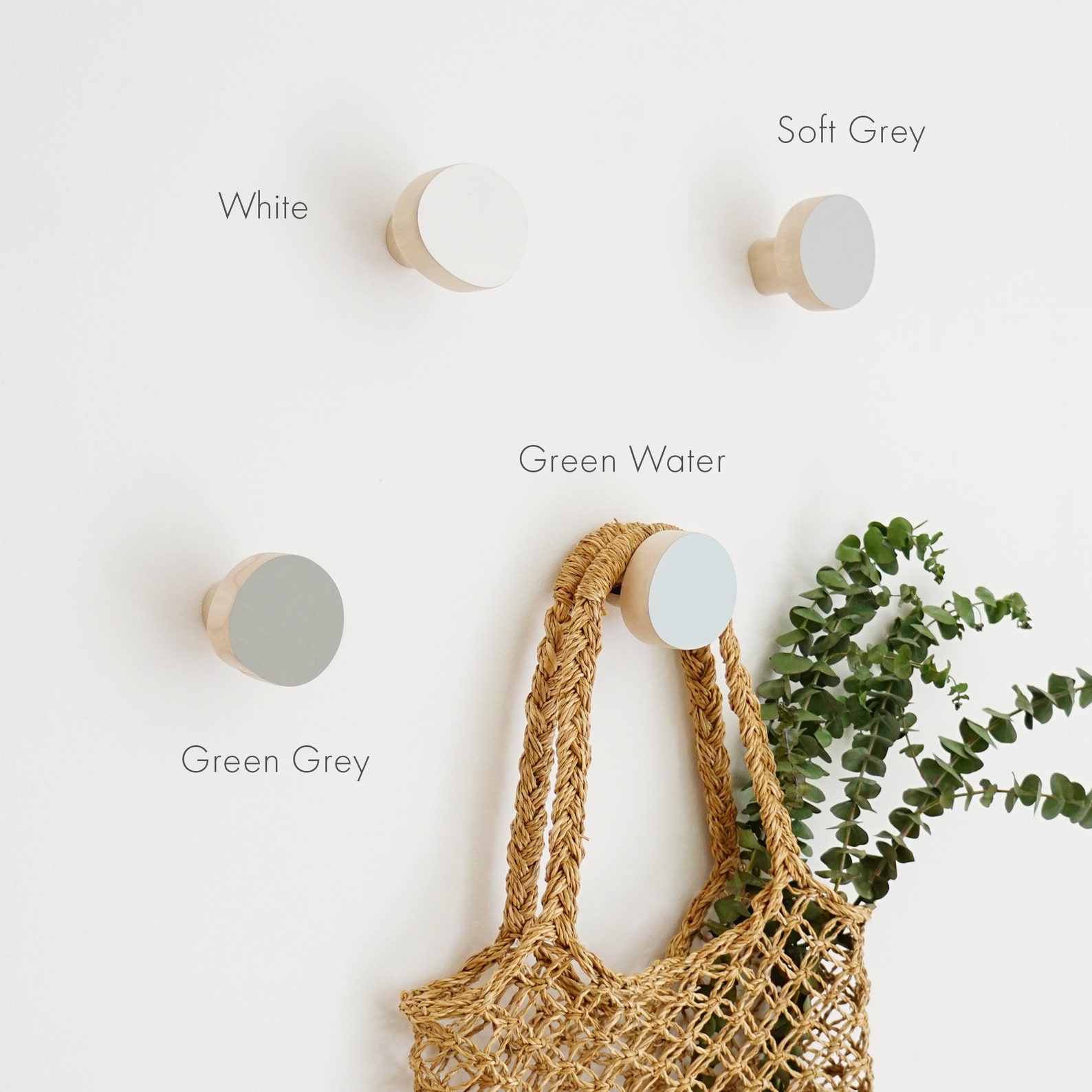 Wall Hooks Set of 3 Entryway Wall Hooks Round Wall Hook Etsy