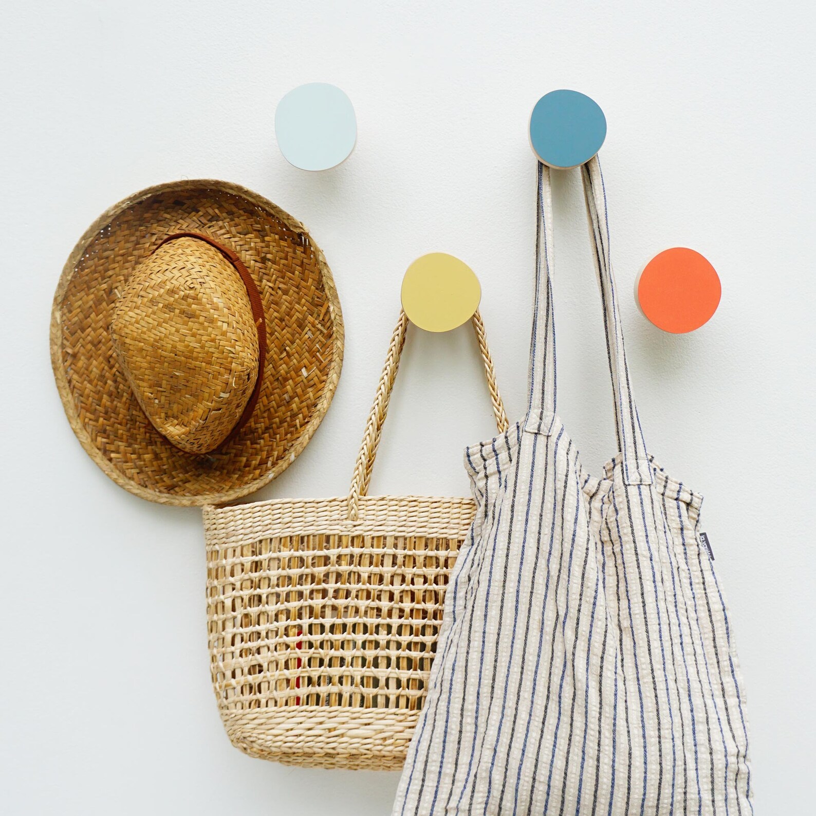 Wall Hooks Set of 3 Entryway Wall Hooks Round Wall Hook Etsy