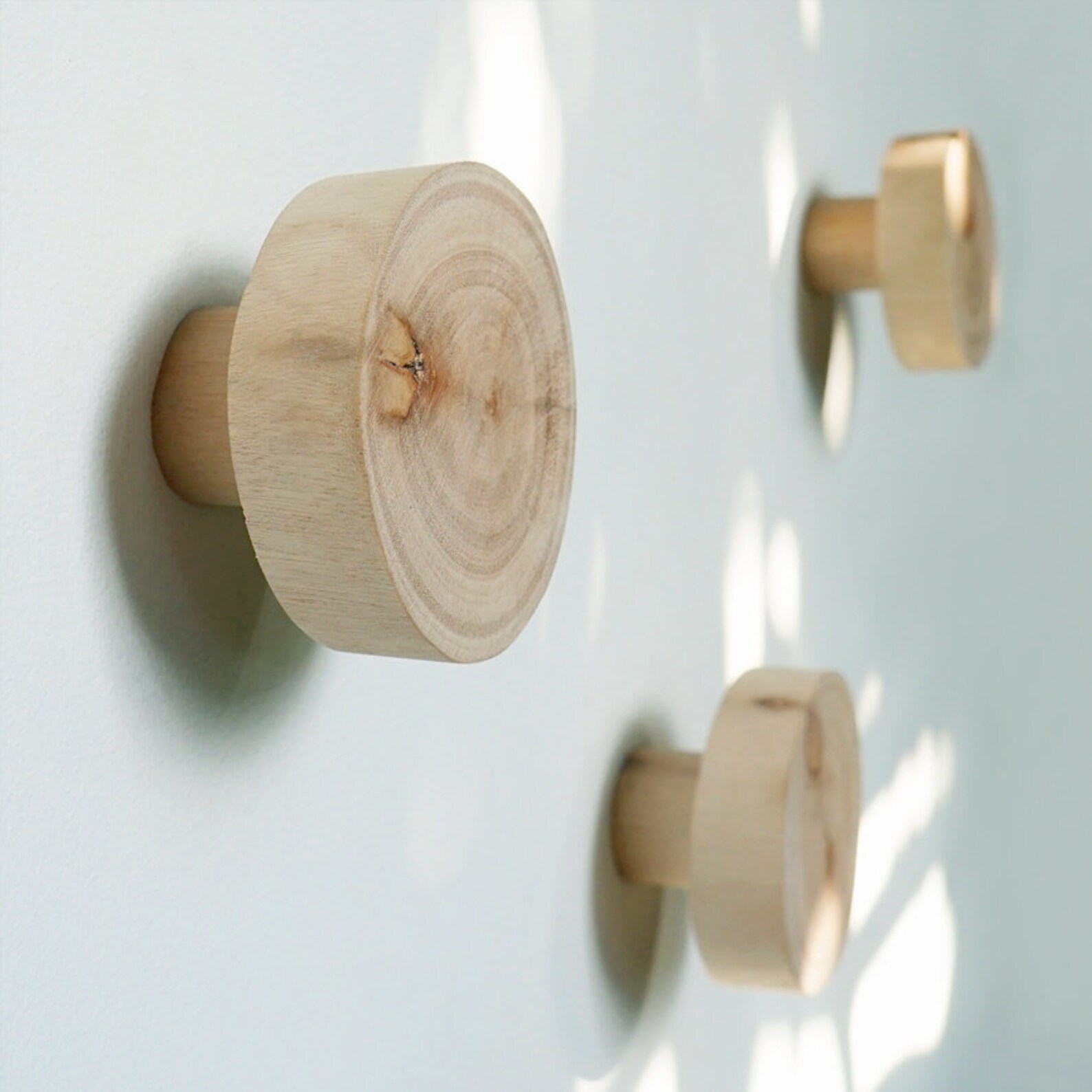 Modern Wall Hooks Set of 2 Entryway wall hooks Round Wall Etsy