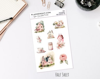 HSD74 - Pink Farmhouse - Deco Stickers