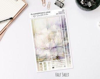 HSW33 - Vintage Floral 2 - Weekly Sticker Kit