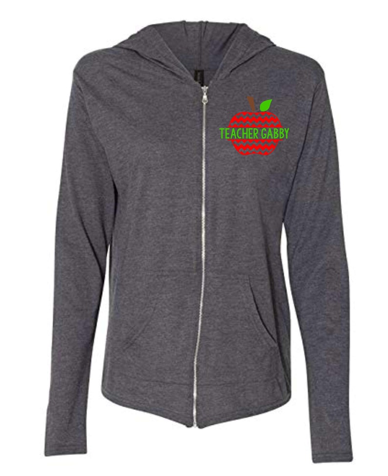 Teacher Hoody / Online Teacher Zipup / Teacher Jacket / ESL Etsy