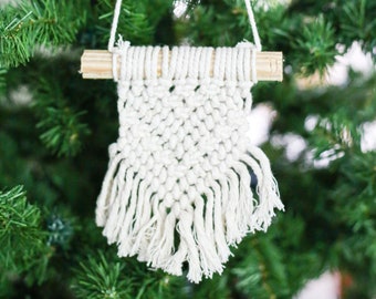 Macrame Christmas Ornament | Christmas tree ornament | Bohemian Christmas Decorations | Christmas decorations | Neutral Christmas Tree Decor