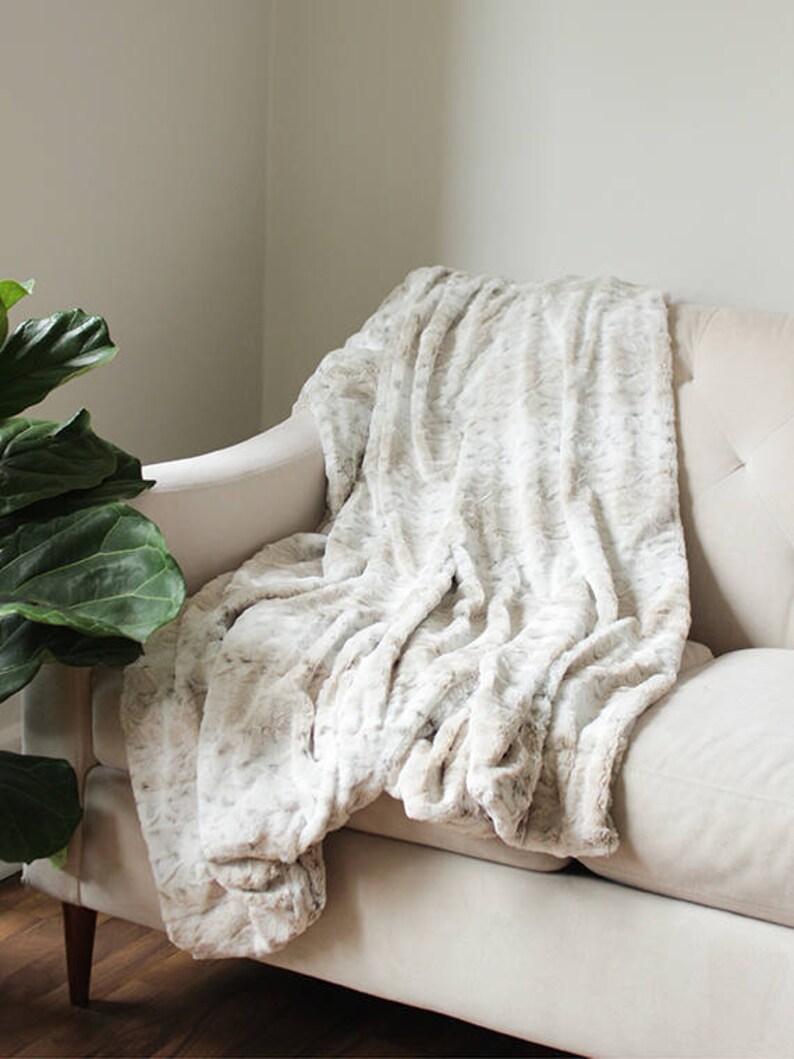Faux Fur Throw Blanket Soft Throw {Faux Fur Throw} Charcoal Blanket Sofa Throw Faux Fur Throw Bed Throw