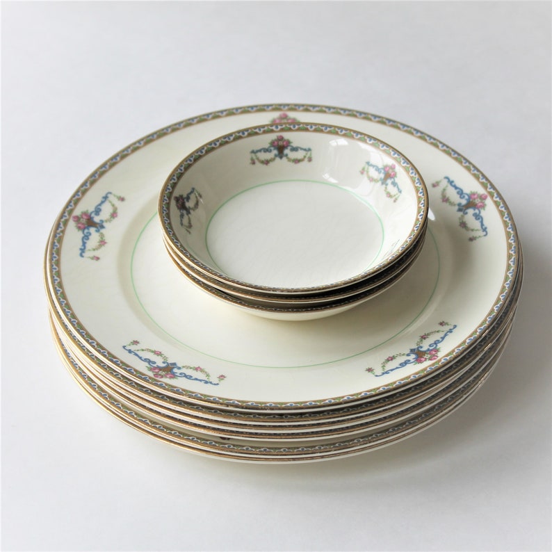 Vintage Popegosser China Fruit/sauce Bowls Melrose Pattern Etsy