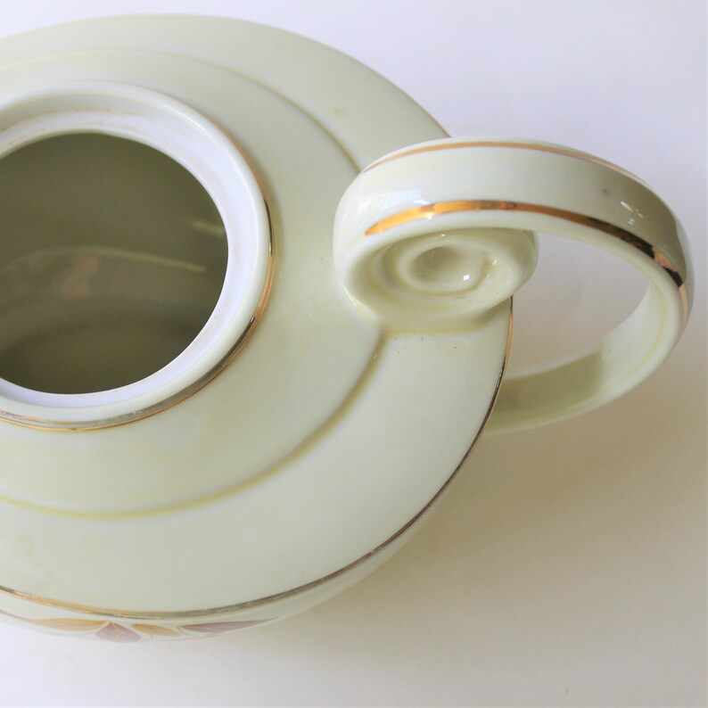 Vintage Jewel Tea Autumn Leaf Aladdin teapot with infuser cottage d\u00e9cor Superior Quality Kitchenware farmhouse dishware