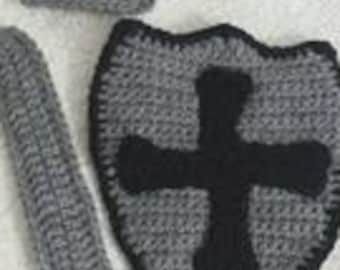 Handcrafted 3-Piece Crochet Knight’s Adventure Set