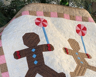 The Peppermint Boys Quilt Pattern // Digital Download