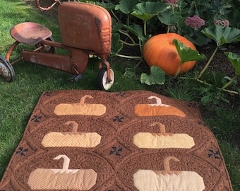 Quiltpatroon Assepoester pompoenen // Digitale pdf