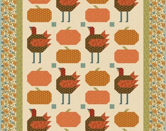 Mr. Tom T. Gobble Quilt // PDF Pattern