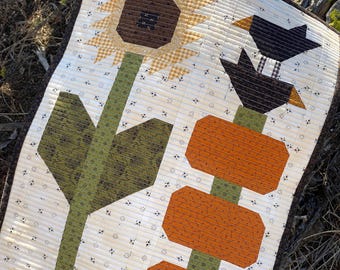Pumpkin Stack Quilt Pattern // Digital PDF