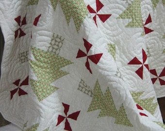 Poppa's Tree Farm Quilt Pattern // Digital PDF
