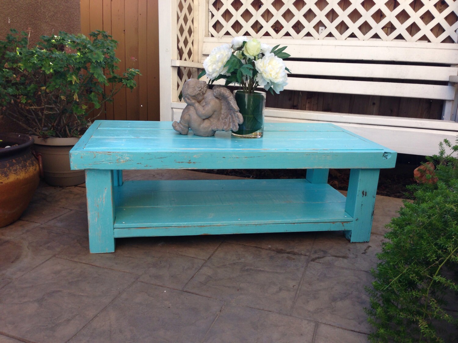 Custom Reclaimed Wooden Coffee Table Etsy
