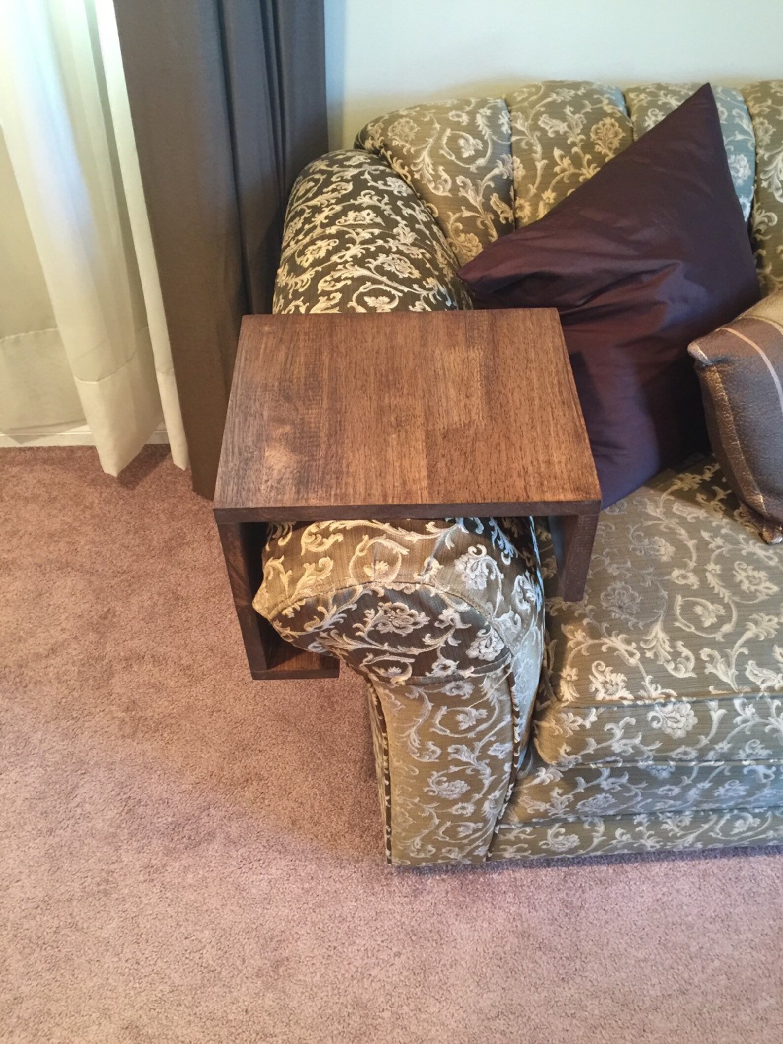 Sofa Arm Table 2 Pair Etsy