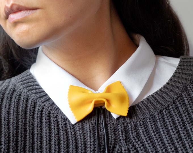 The "Bowlo" Tie | Unisex Bolo Tie | Quirky Handmade Polymer Clay Accessory | Cute Food Statement Piece