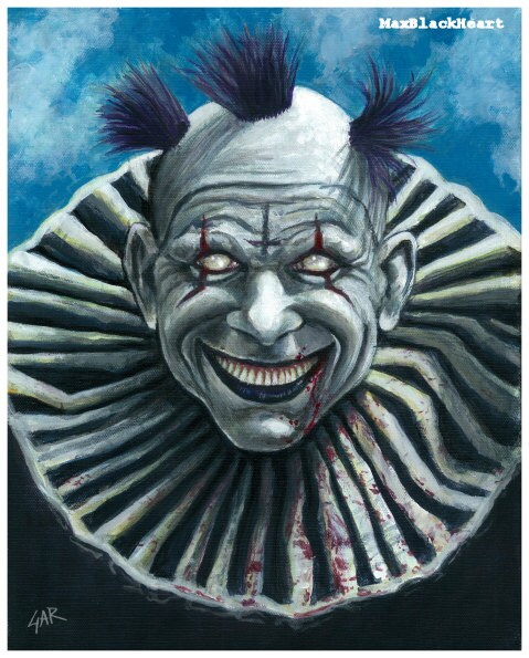 Print / Nightmare Fuel / Killer Clown/ Wicked Clowns / Dark - Etsy Denmark