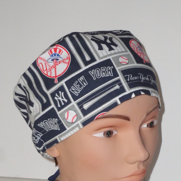 Basic Unisex Scrub Cap...New York Yankees...Surgical Scrub Cap/OR Scrub Cap/Hat/Baseball