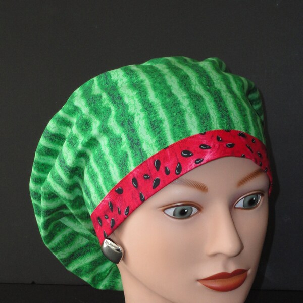 Watermelon Scrub Hat Etsy