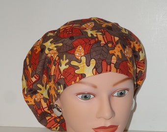 European Scrub Cap...It's Fall