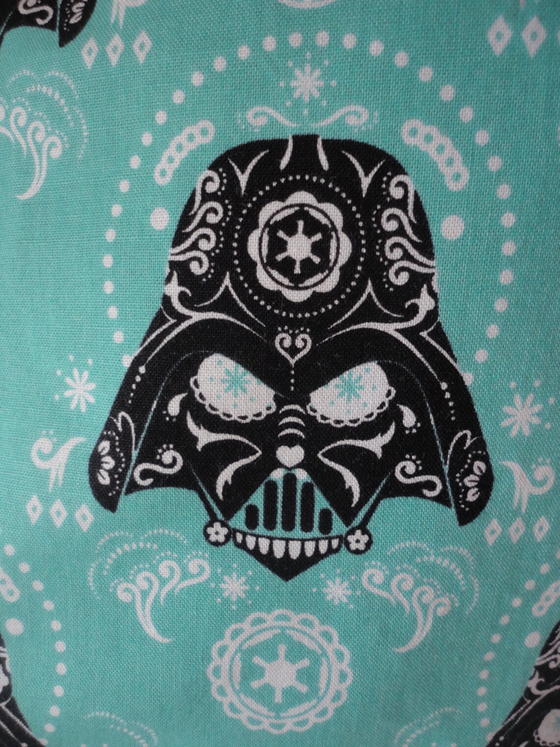 The Perfect Sized Bouffant Scrub Hat...darth Vader Mint Etsy